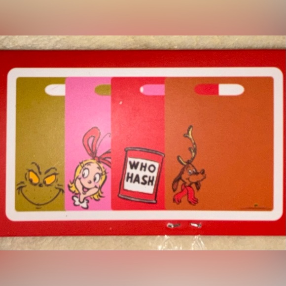 The Grinch Flexible Cutting Mats Set of four - Picture 7 of 7